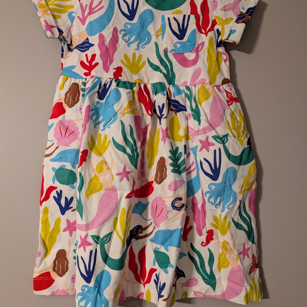 Mini Boden Multicolor Sea Creature Dress